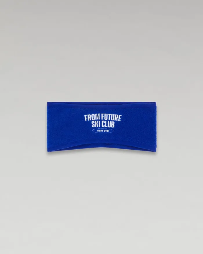 From Future Tote Bags Earmuffs Headband Ski Club Electric Blue