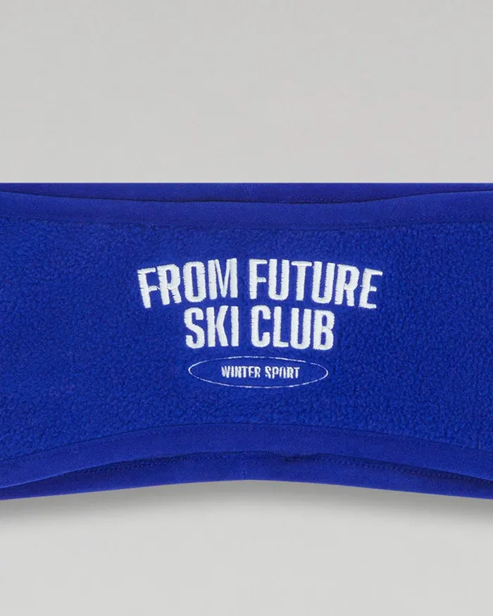 From Future Tote Bags Earmuffs Headband Ski Club Electric Blue