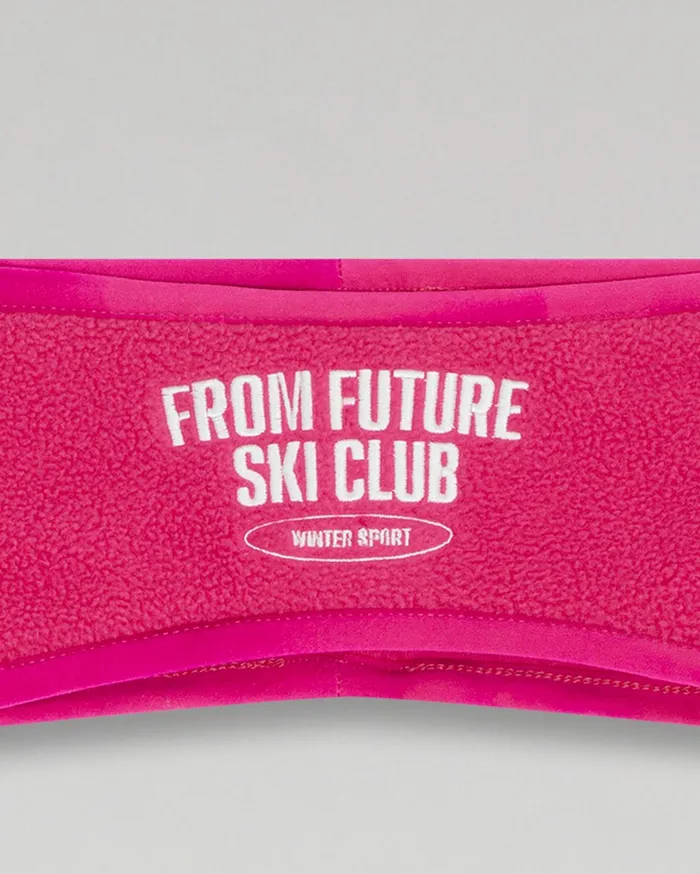 From Future Tote Bags Earmuffs Headband Ski Club Winter Fuschia