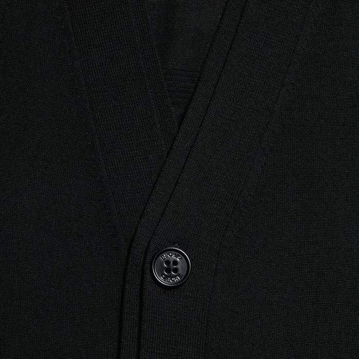 GFORE Ready To Wear Men FINE MERINO WOOL CARDIGAN Onyx