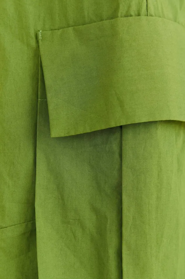 Green Organic Cotton Cargo Pants Women Farm Rio Pants