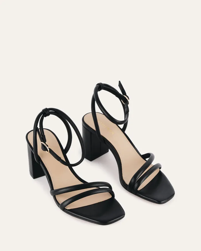 HIGH SANDALS Women Nino high heel sandals black leather jomercer HIGH SANDALS Women Nino high heel sandals black leather jomercer