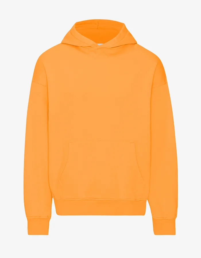 Hoodies Women Organic Oversized Hood 8211 Sunny Orange Colorfulstandard