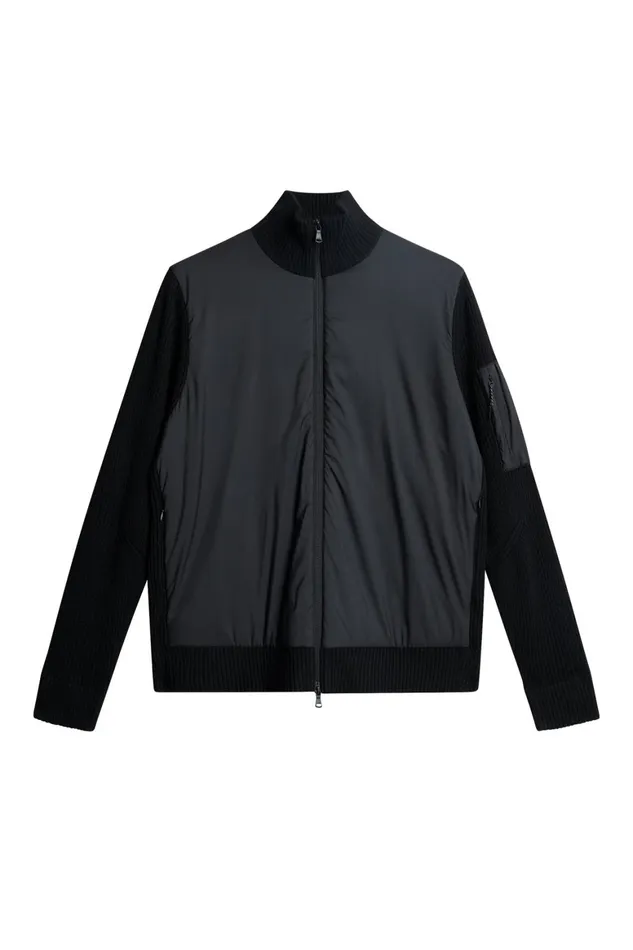 JLindeberg Beck Knitted Hybrid Jacket Men Knitwear