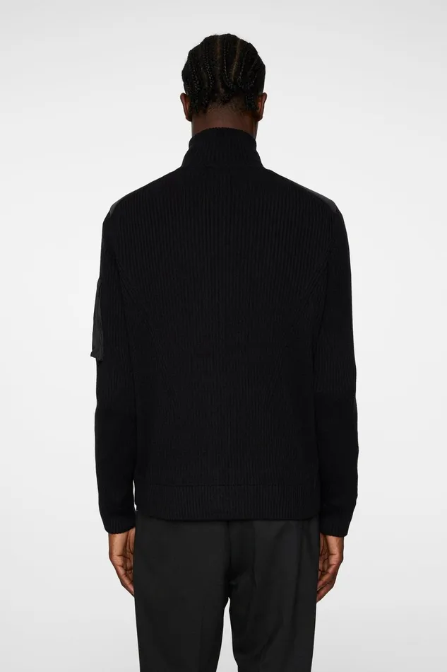 JLindeberg Beck Knitted Hybrid Jacket Men Knitwear
