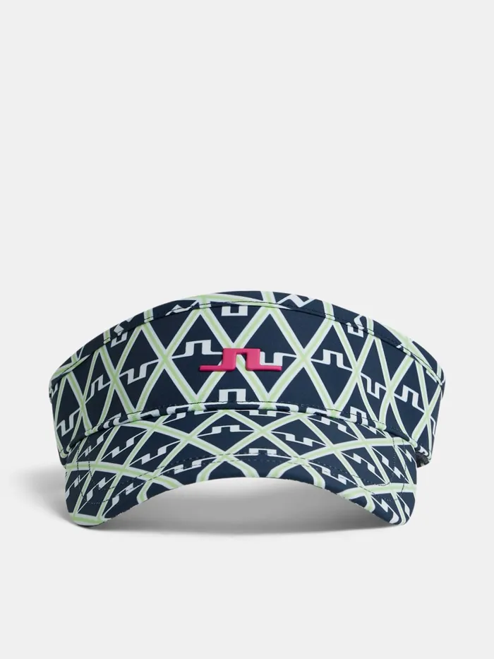 JLindeberg Bonnie Print Visor Women Golf Caps