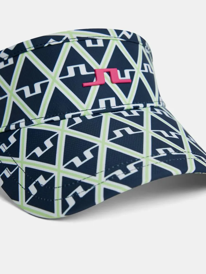 JLindeberg Bonnie Print Visor Women Golf Caps