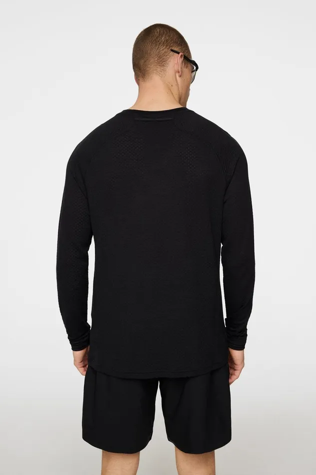 JLindeberg Brent Wool Long Sleeve Men TShirts