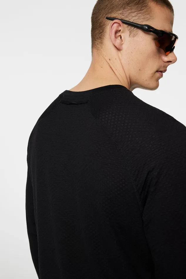 JLindeberg Brent Wool Long Sleeve Men TShirts