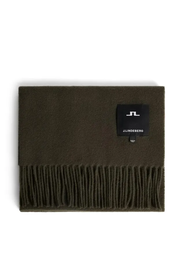 JLindeberg Champ Solid Wool Scarf MenWomen Scarves