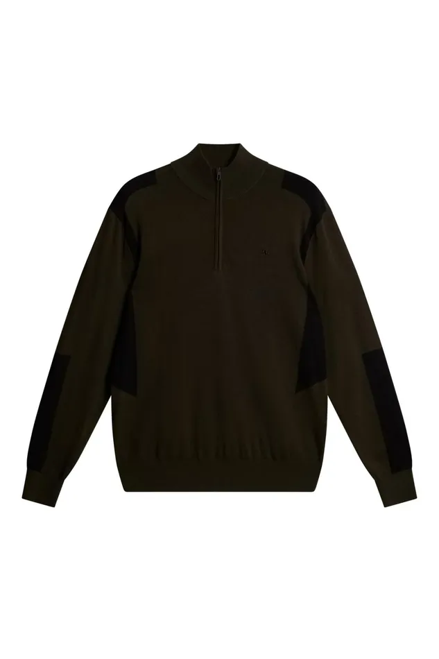 JLindeberg Kendrick Knitted Zip Sweater Men Knitwear