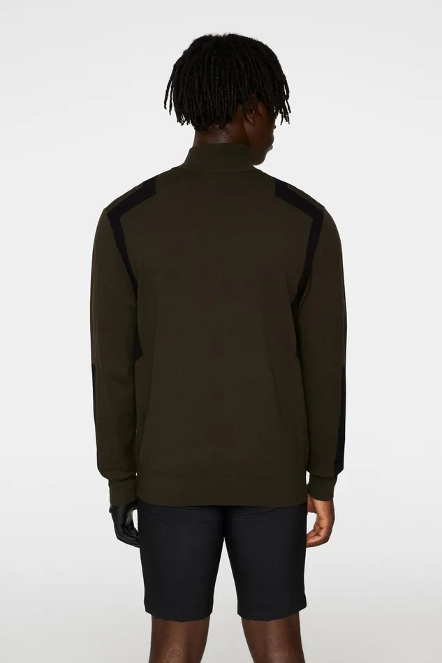 JLindeberg Kendrick Knitted Zip Sweater Men Knitwear