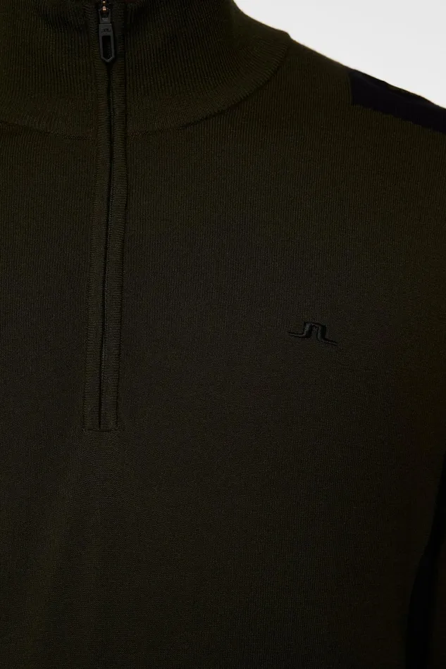 JLindeberg Kendrick Knitted Zip Sweater Men Knitwear