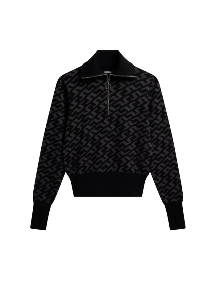 JLindeberg Kerla Knitted Zip Sweater Women Knitwear
