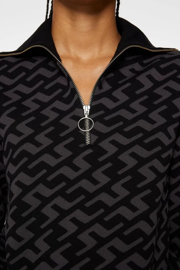 JLindeberg Kerla Knitted Zip Sweater Women Knitwear