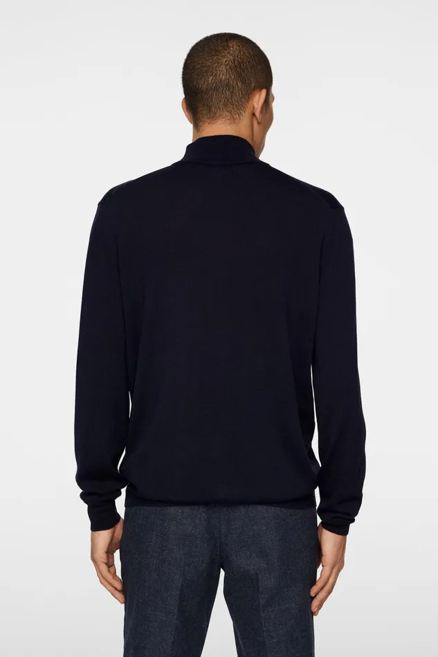 JLindeberg Kiyan Quarter Zip Sweater Men Knitwear