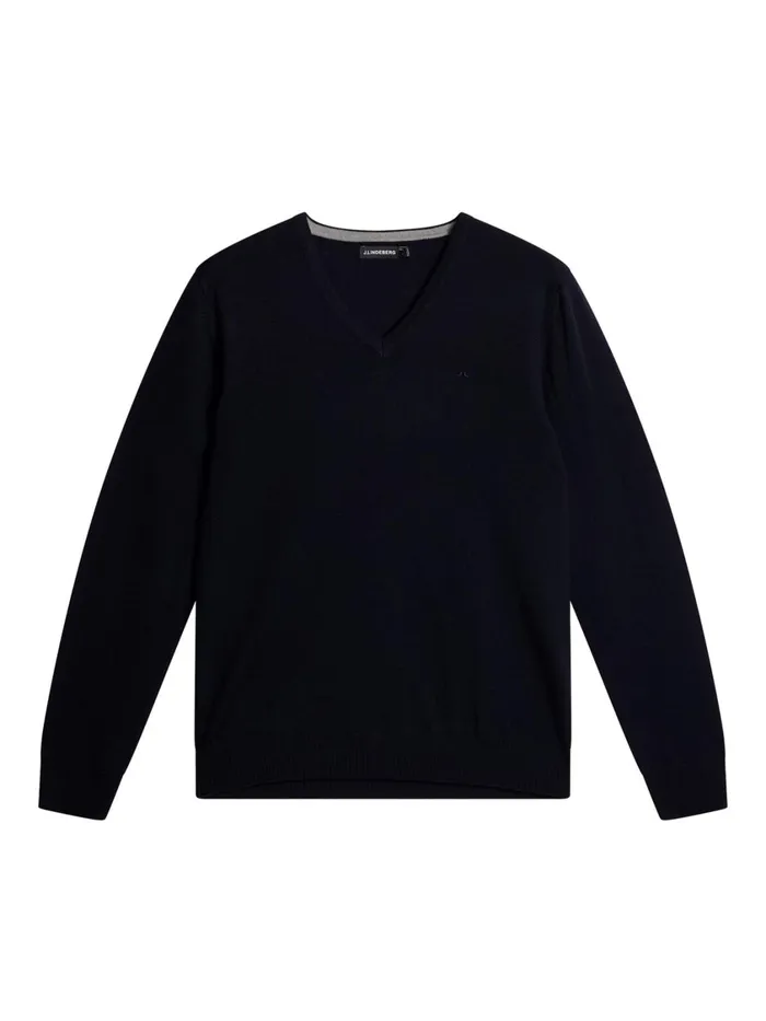 JLindeberg Lymann Merino VNeck Sweater Men Knitwear