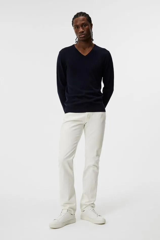 JLindeberg Lymann Merino VNeck Sweater Men Knitwear
