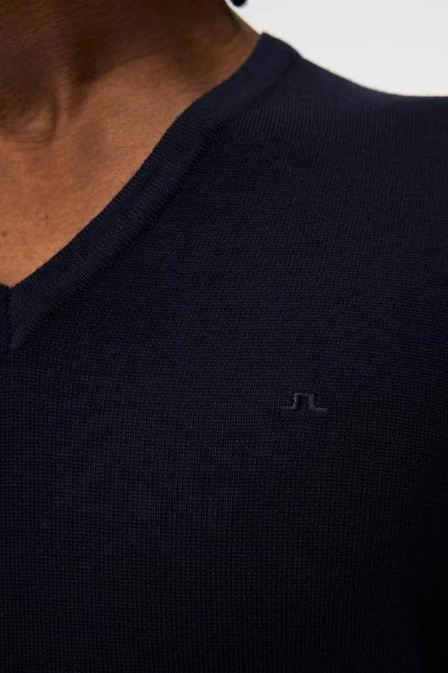 JLindeberg Lymann Merino VNeck Sweater Men Knitwear