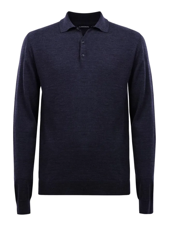 JLindeberg Noel Light Merino Polo Shirt Men Knitwear