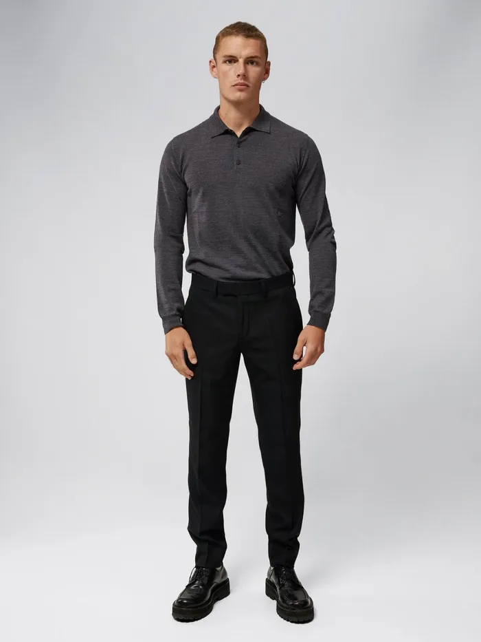 JLindeberg Noel Light Merino Polo Shirt Men Knitwear