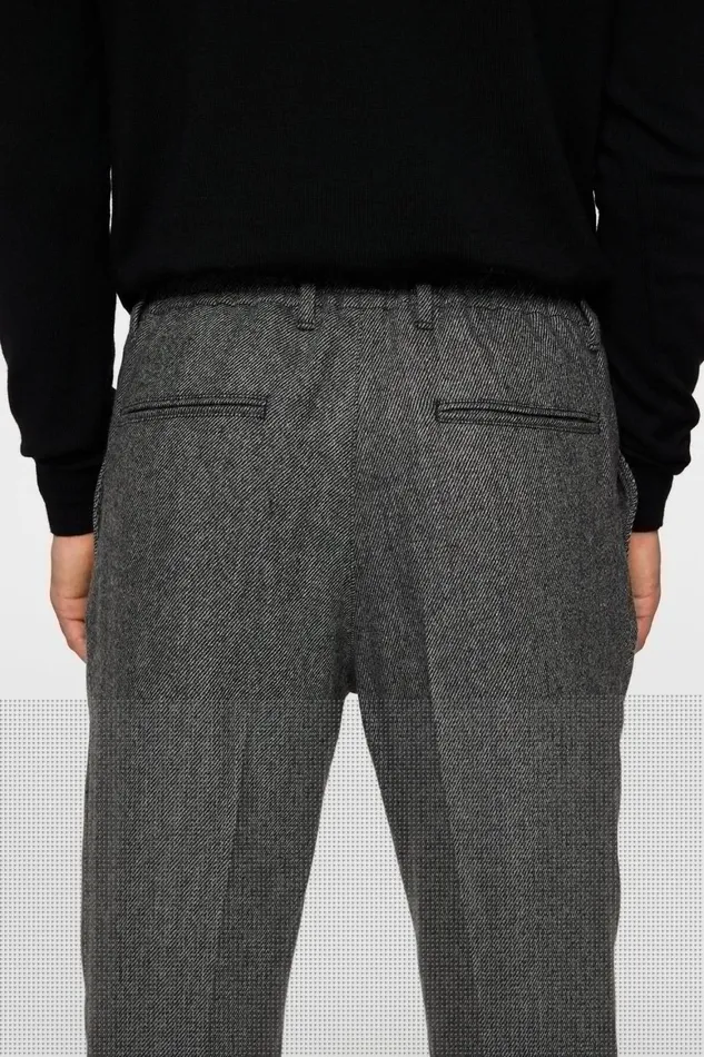 JLindeberg Soren Twill Cash Flannel Pants Men Trousers