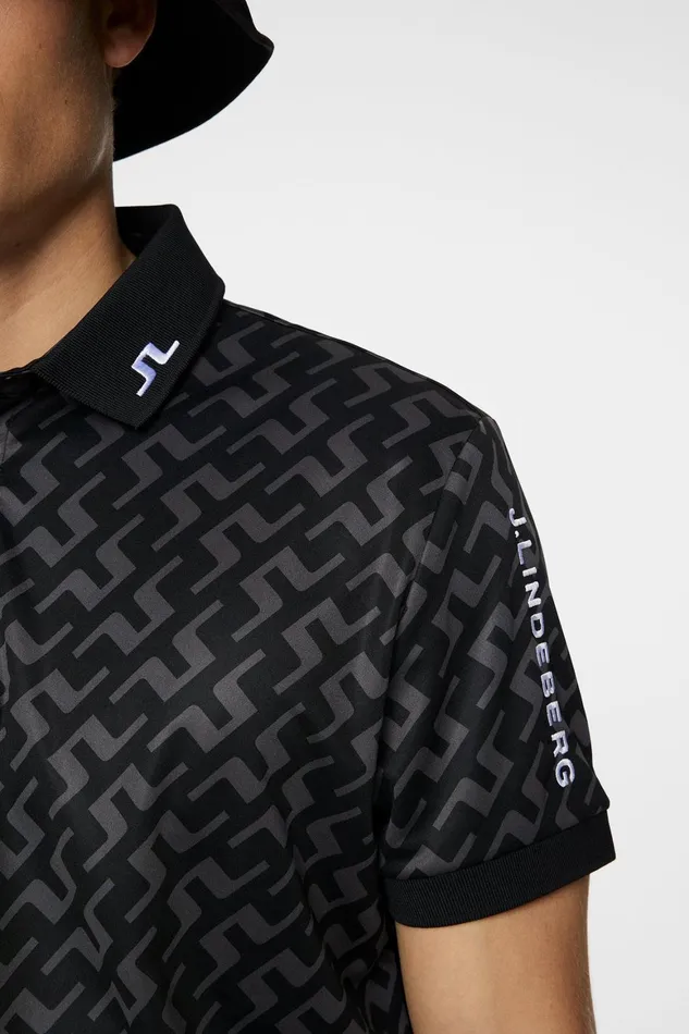 JLindeberg Tour Tech Reg Fit Print Polo Men Polo Shirts