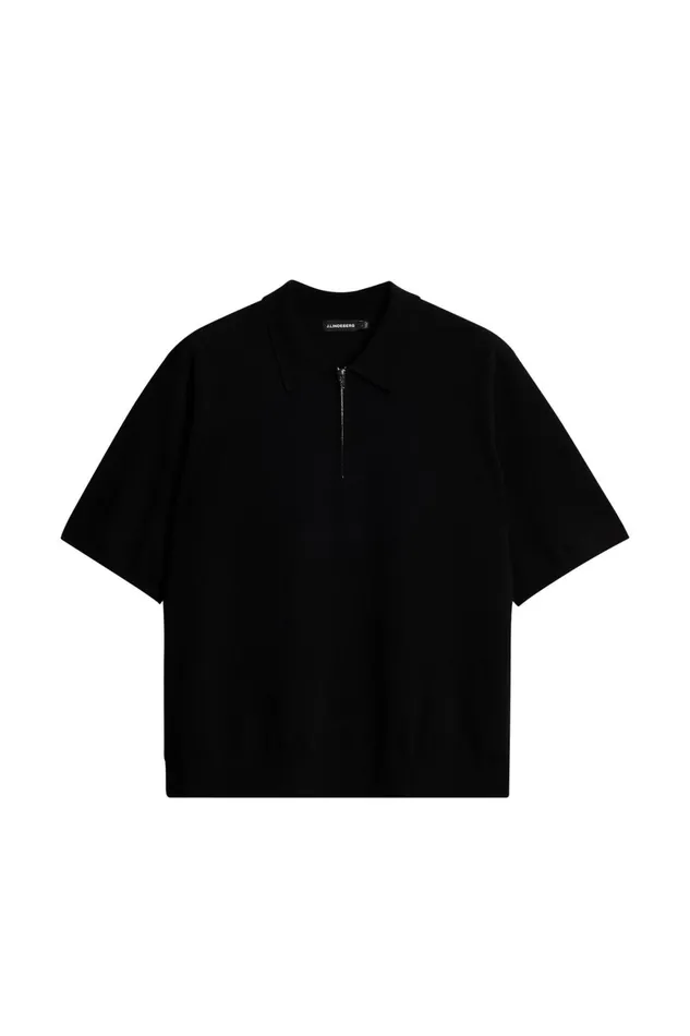 JLindeberg Tyler Quarter Zip Knit Polo Men Knitwear