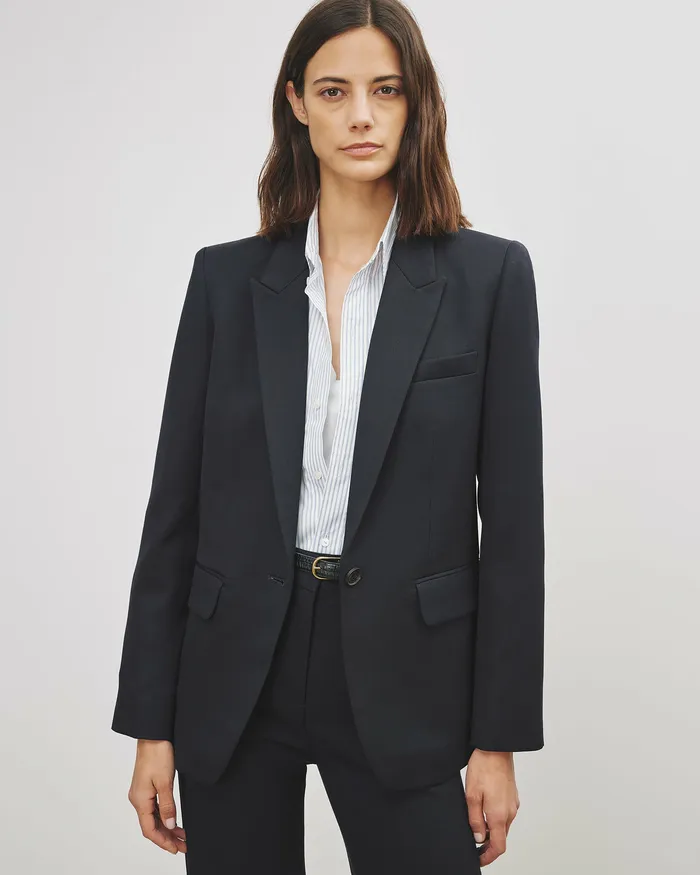 Jackets and Blazers ADELE BLAZER Dark Navy Nili Lotan Women