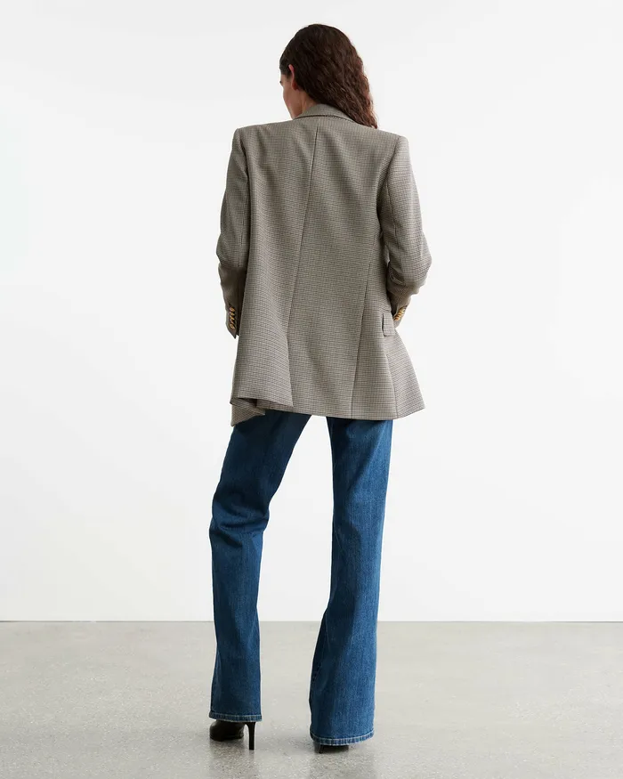 Jackets and Blazers DIANE BLAZER Brown Houndstooth Nili Lotan Women