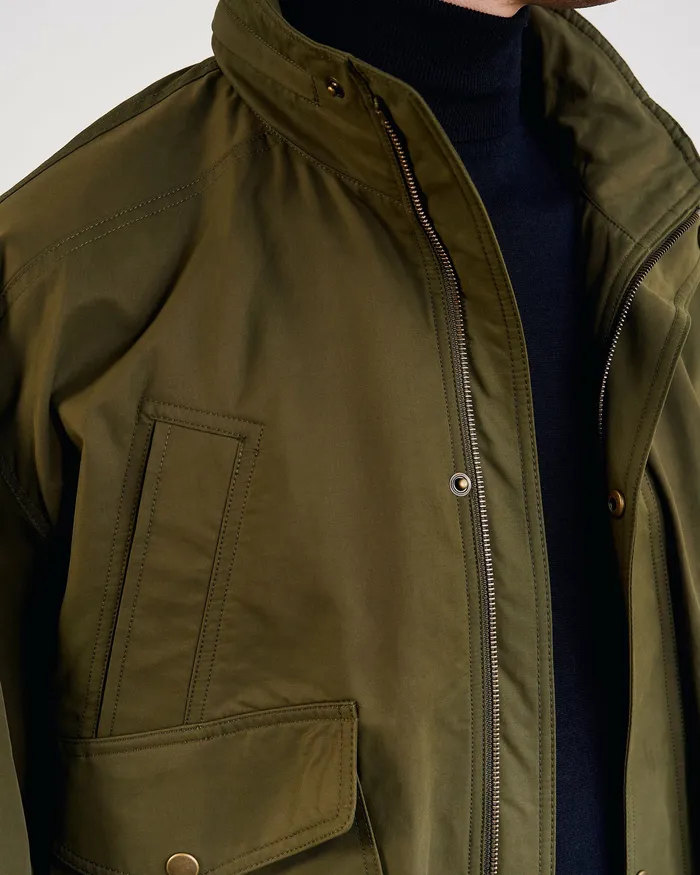 Jackets and Coats Men Nili Lotan THEO JACKET Olive Green