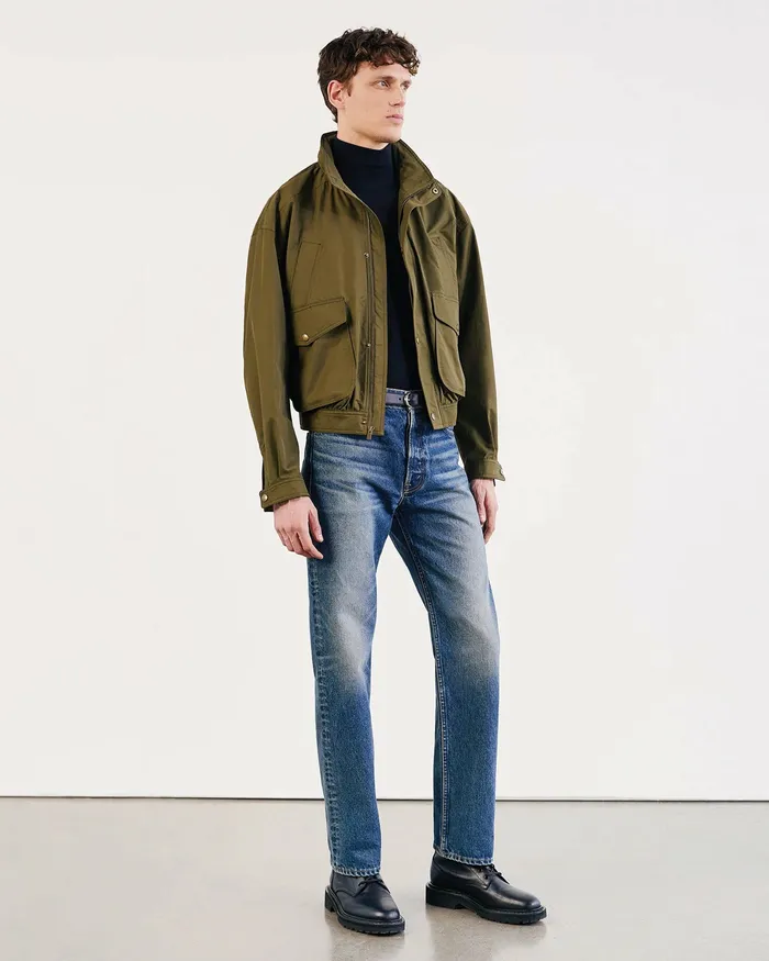 Jackets and Coats Men Nili Lotan THEO JACKET Olive Green
