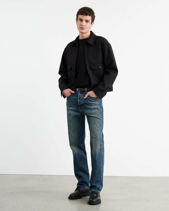 Jackets and Coats Nili Lotan Men MATIAS JACKET Black