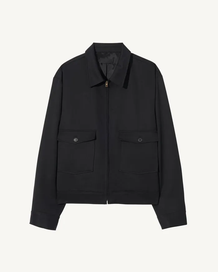 Jackets and Coats Nili Lotan Men MATIAS JACKET Black