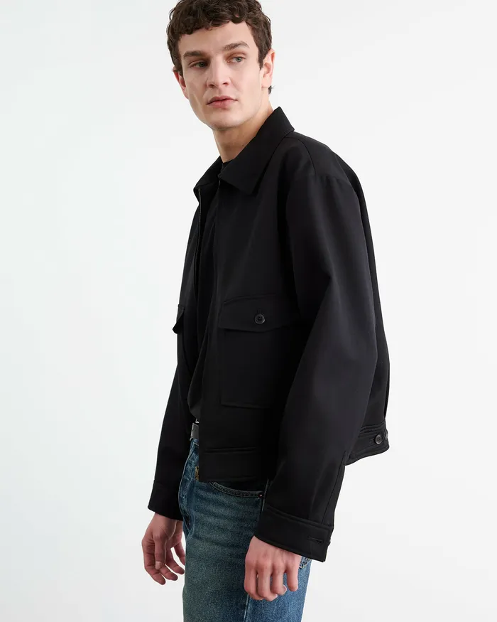 Jackets and Coats Nili Lotan Men MATIAS JACKET Black