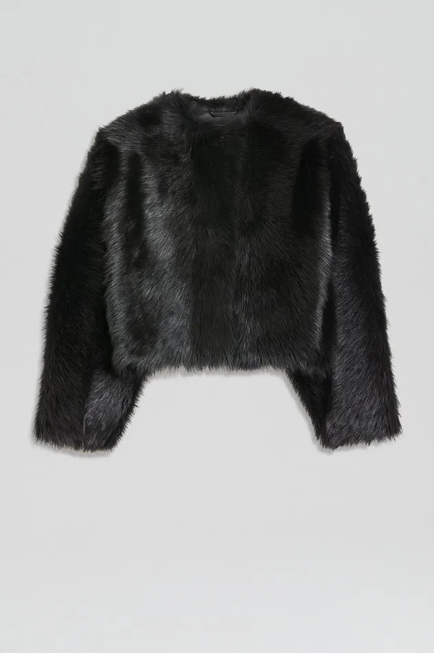 Jackets TOSCANA COCOON JACKET BLACK Scanlan Theodore Women Jackets TOSCANA COCOON JACKET BLACK Scanlan Theodore Women