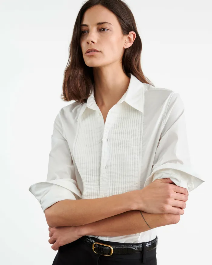JARED SHIRT White Women Tops Nili Lotan
