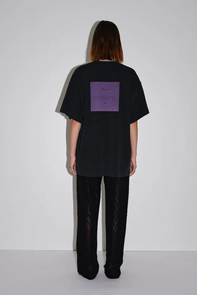 Jasmine Embossed 8211 Washed Black Women Won Hundred Tops and Tshirts