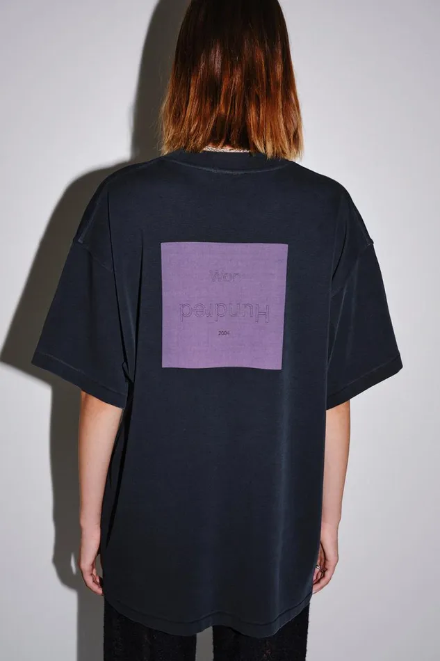 Jasmine Embossed 8211 Washed Black Women Won Hundred Tops and Tshirts
