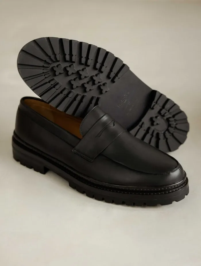 Jay Intense Black Men Bobbies Loafers Jay Intense Black Men Bobbies Loafers