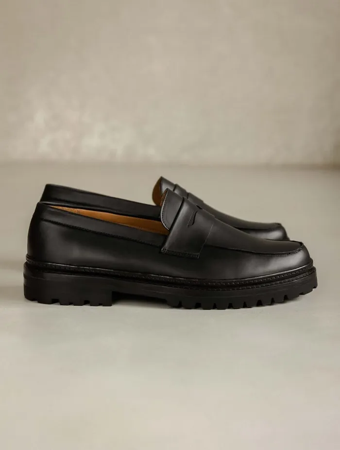 Jay Intense Black Men Bobbies Loafers Jay Intense Black Men Bobbies Loafers