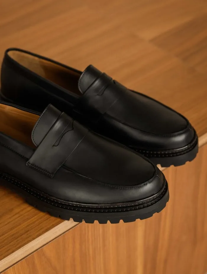 Jay Intense Black Men Bobbies Loafers Jay Intense Black Men Bobbies Loafers