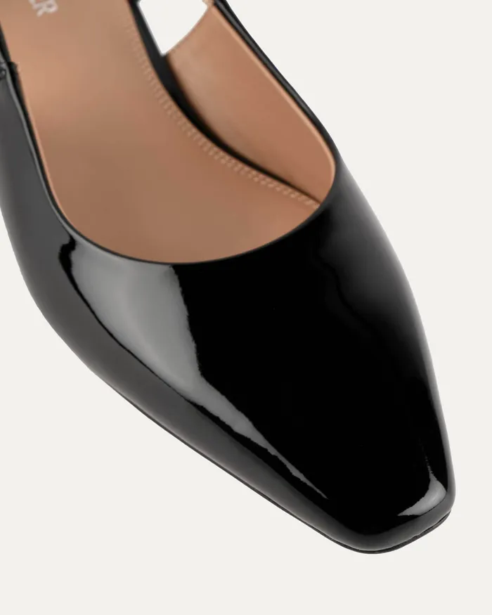jomercer BALLET Women Larissa dress flats black patent jomercer BALLET Women Larissa dress flats black patent