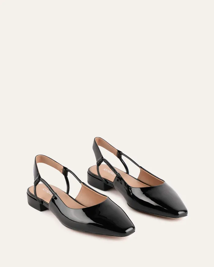 jomercer BALLET Women Larissa dress flats black patent jomercer BALLET Women Larissa dress flats black patent