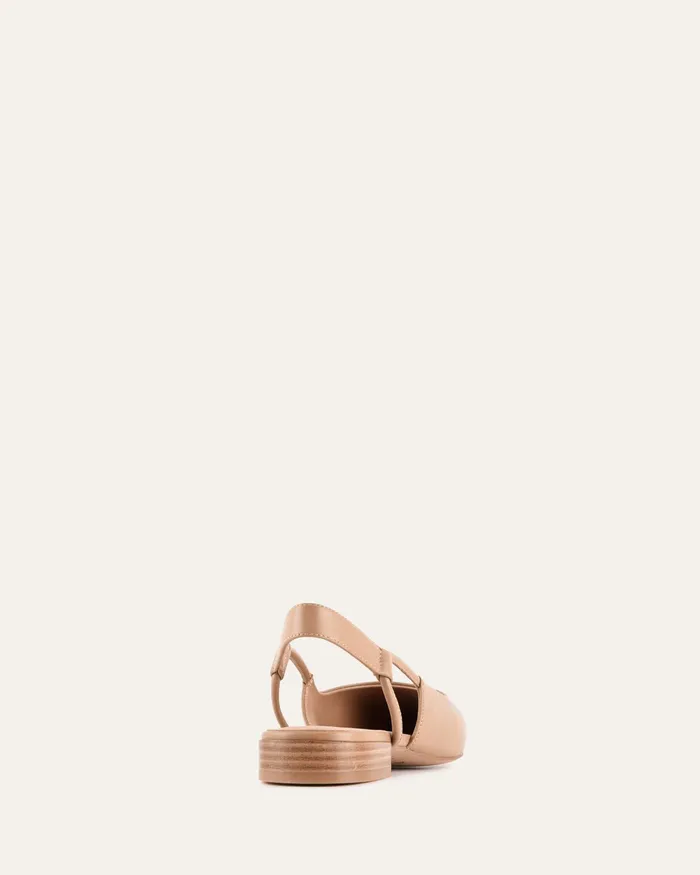 jomercer Larissa dress flats tan leather Women BALLET jomercer Larissa dress flats tan leather Women BALLET