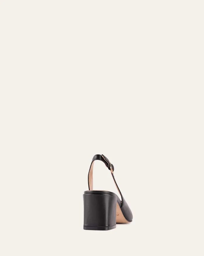 jomercer LOW HEELS Women Cara low heels black leather jomercer LOW HEELS Women Cara low heels black leather