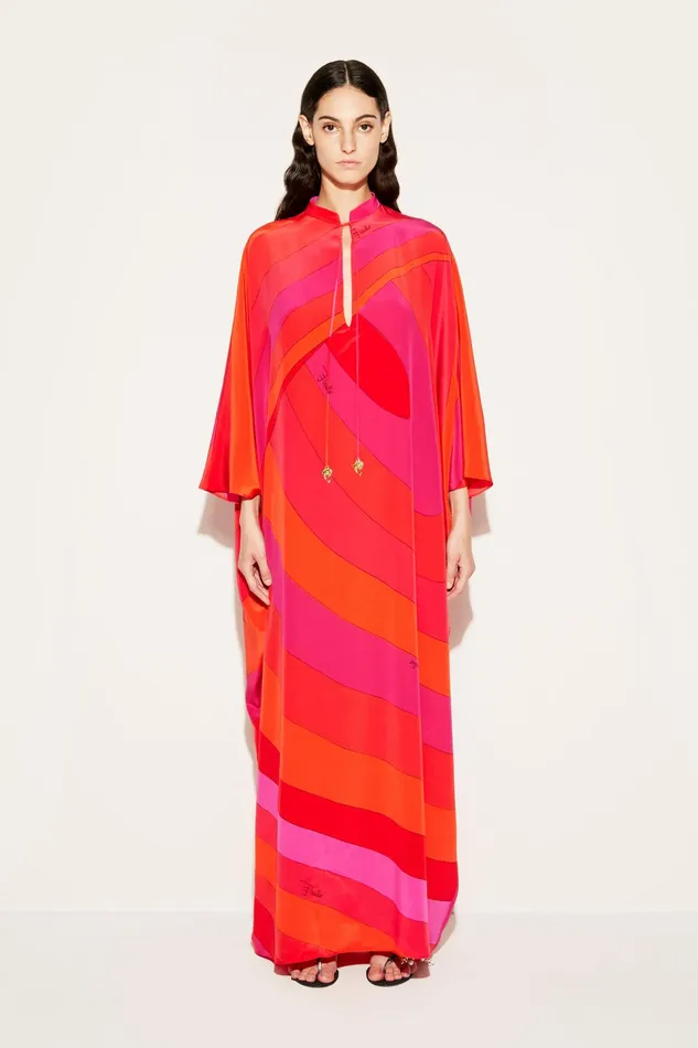 Kaftans Women PUCCI IridePrint Silk Kaftan