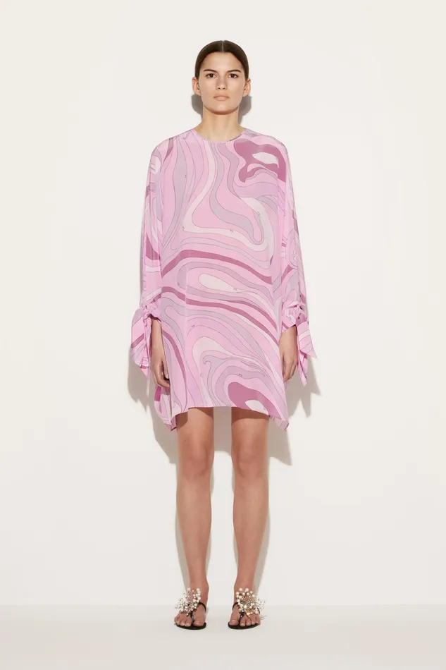 Kaftans Women PUCCI MarmoPrint Silk Kaftan