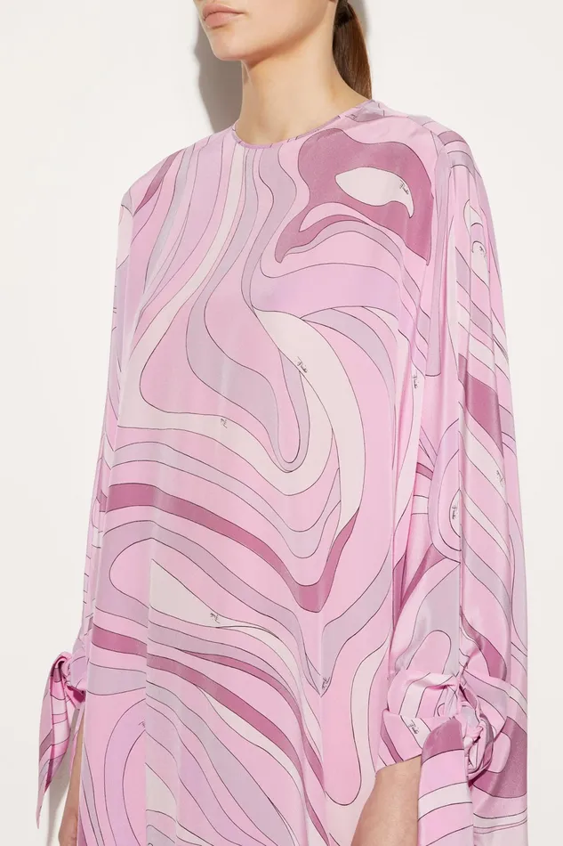 Kaftans Women PUCCI MarmoPrint Silk Kaftan