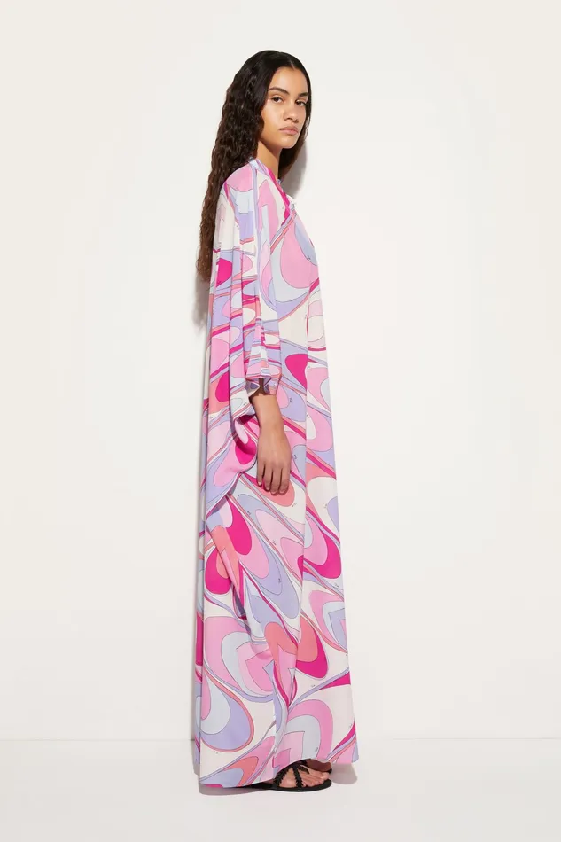Kaftans Women PUCCI Onde Print Silk Kaftan
